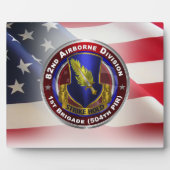 82e Luchtvaartdivisie 1e brigade Fotoplaat (Voorkant)