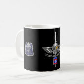 82e Luchtvaartdivisie Veteraan Geweldige Koffiemok (Voorkant links)