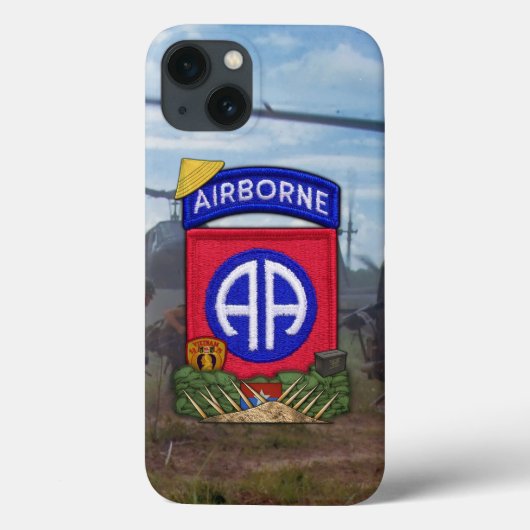 82e Luchtvaartdivisie Vietnam Nam War Case-Mate iPhone Case (Achterkant)