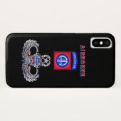 82e luchtverkeersdivisie "De hele weg" Case-Mate iPhone Case (Achterkant (horizontaal))