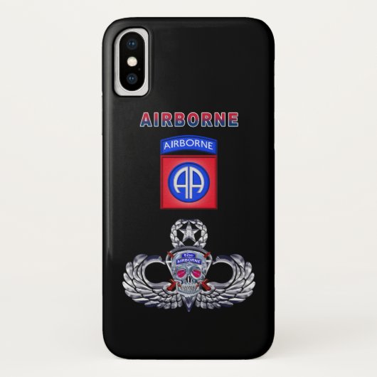82e luchtverkeersdivisie "De hele weg" Case-Mate iPhone Case (Achterkant)