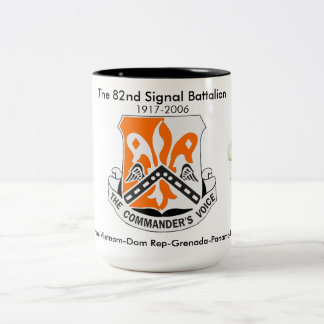 82e Signal Battalion Historic Coffee Mok #1