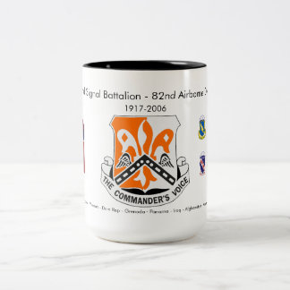 82e Signal Battalion Historic Coffee Mok #1