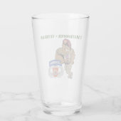 82e signal - Verre à pinte de bière (Dos)