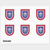 82E STICKERS AIRBORNE BERET FLASH/DUI (Feuille)