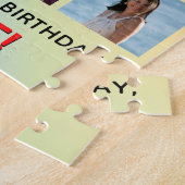 82e verjaardag: Leuke regenboog #, Aangepaste naam Legpuzzel (Zijkant)