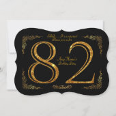 82e verjaardag van het feest 82e grote Gatsby, zwa Kaart (Voorkant)