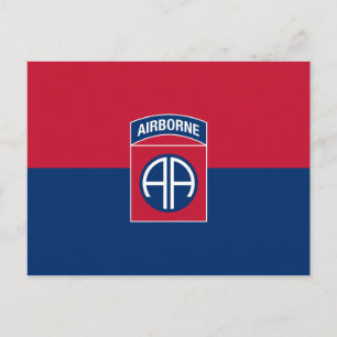 82e Veteraan, divisie Vlag militaire veteraan Briefkaart