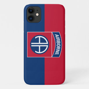 82e Veteraan, divisie Vlag militaire veteraan iPhone 11 Hoesje