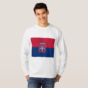 82e Veteraan, divisie Vlag militaire veteraan T-shirt