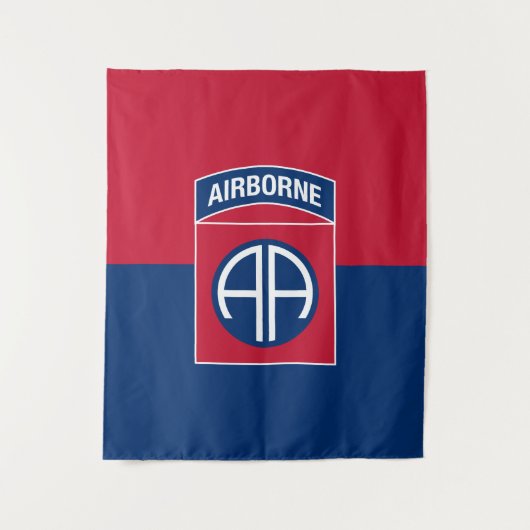 82e Veteraan, divisie Vlag militaire veteraan Wandkleed (Voorkant)