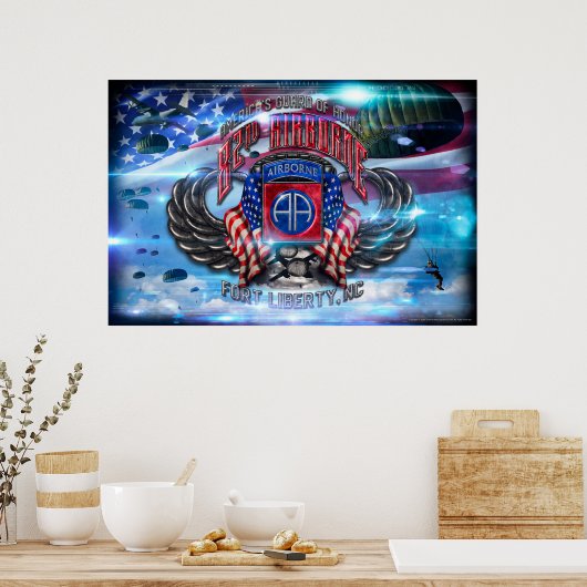 82e vlucht poster (Keuken)