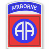 82nd Airborne All American patch Sticker (Voorkant)