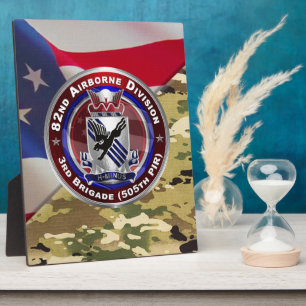 82nd Airborne Division 3rd Brigade Fotoplaat