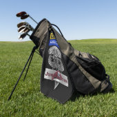 82nd Airborne Division Airborne Ranger Jumpmaster Golfhanddoek (Groen)