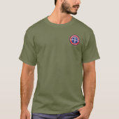 82nd Airborne Division "Gepensioneerd" aangepaste  T-shirt (Voorkant)