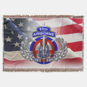82nd Airborne Division One of a Kind Design Deken