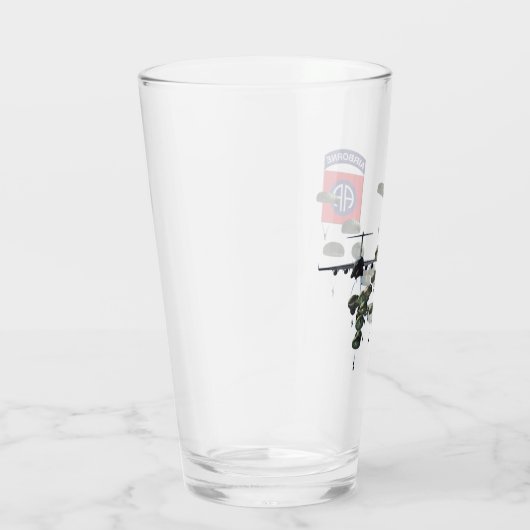 82nd Airborne Springende Parachutisten Glas (Rechts)