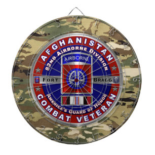 82ste Luchtlandingsdivisie Veteraan uit Afghanis Dartbord