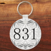 831 Gebiedscode Sleutelhanger (Voorkant)