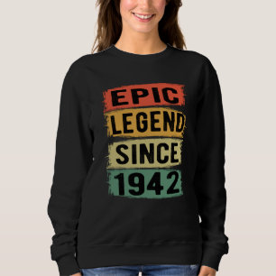 83 jaar oud Bday 1942 Epic Legend 83ste verjaardag Trui