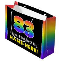 83e verjaardag: kleurrijke regenboog # 83, Naam va