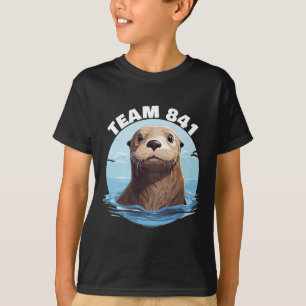 841 Surfende Otter 841 Otter Team 841 California O T-shirt