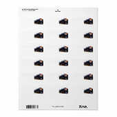 844 Étiquette (Feuille entière)