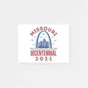 845701_Missouri Bicentennial 2021_LightShirt_10012 Post-it® Notes