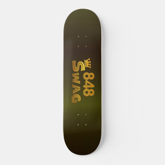 848 Netnummer wisselen Skateboard (Voorkant)