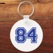84 - nummer sleutelhanger (Voorkant)
