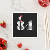 84e Birthday party ballonnen Servet (Insitu)