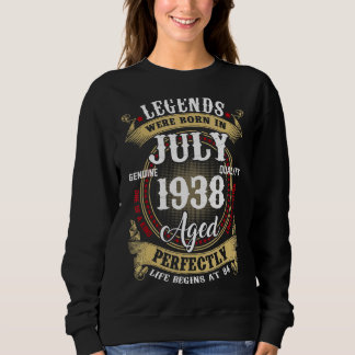 84e verjaardag legendes geboren in juli 1938 84 ja trui
