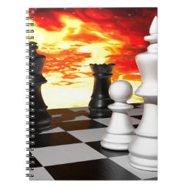 -851253 FUTURISTISCH KAME FIRE ACHTERGROND NOTITIEBOEK