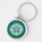 852 Hz Solfeggio Frequentie Sleutelhanger (Voorkant)