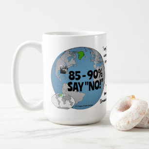 85 à 90% disent NON par RoseWrites Mug