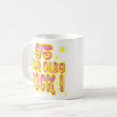 85 ans de roche ! Tasse (rose) (Devant gauche)