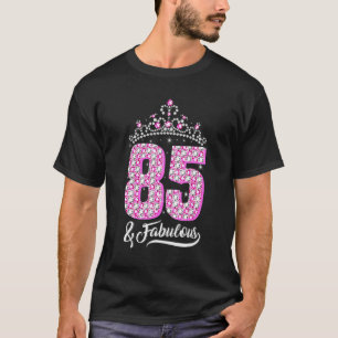 85 en 85e verjaardag van de diamantkroon ("Fabulou T-shirt