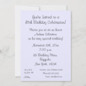 85 Herdenkingsjaar/Natuur van de feestdag Kaart (Achterkant)