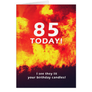 85 Humor van de Birthday Forest Fire Candle