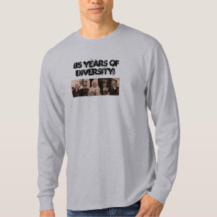 85 jaar diversiteit t-shirt