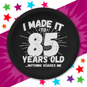 85 Jaar Oud Sarcastisch Meme Grappige 85e Verjaard Papieren Bordje