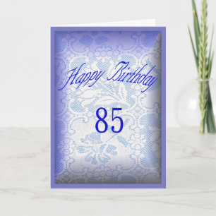 85 jaar van de oude, Gelukkige Verjaardag Kaart