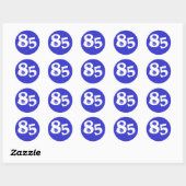 85/stick ronde sticker (Vel)