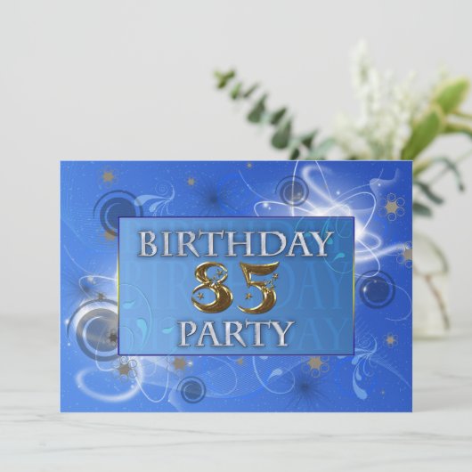 85e Abstracte lichten op uitnodiging van de feestd (Staand voorkant)