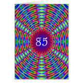 85e anniversaire Abstrait Trippy Swirls (Devant)