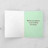 85e Anniversaire Carte Nom personnalisé (Intérieur)