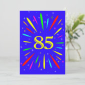 85e anniversaire de fête Invitation Explosion (Debout devant)