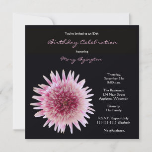 85e anniversaire de fête Invitation Gorgeous Gerbe