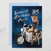 85e anniversaire Invitation (Devant / Derrière)